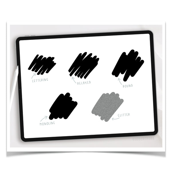 Lettering Brushes for Procreate