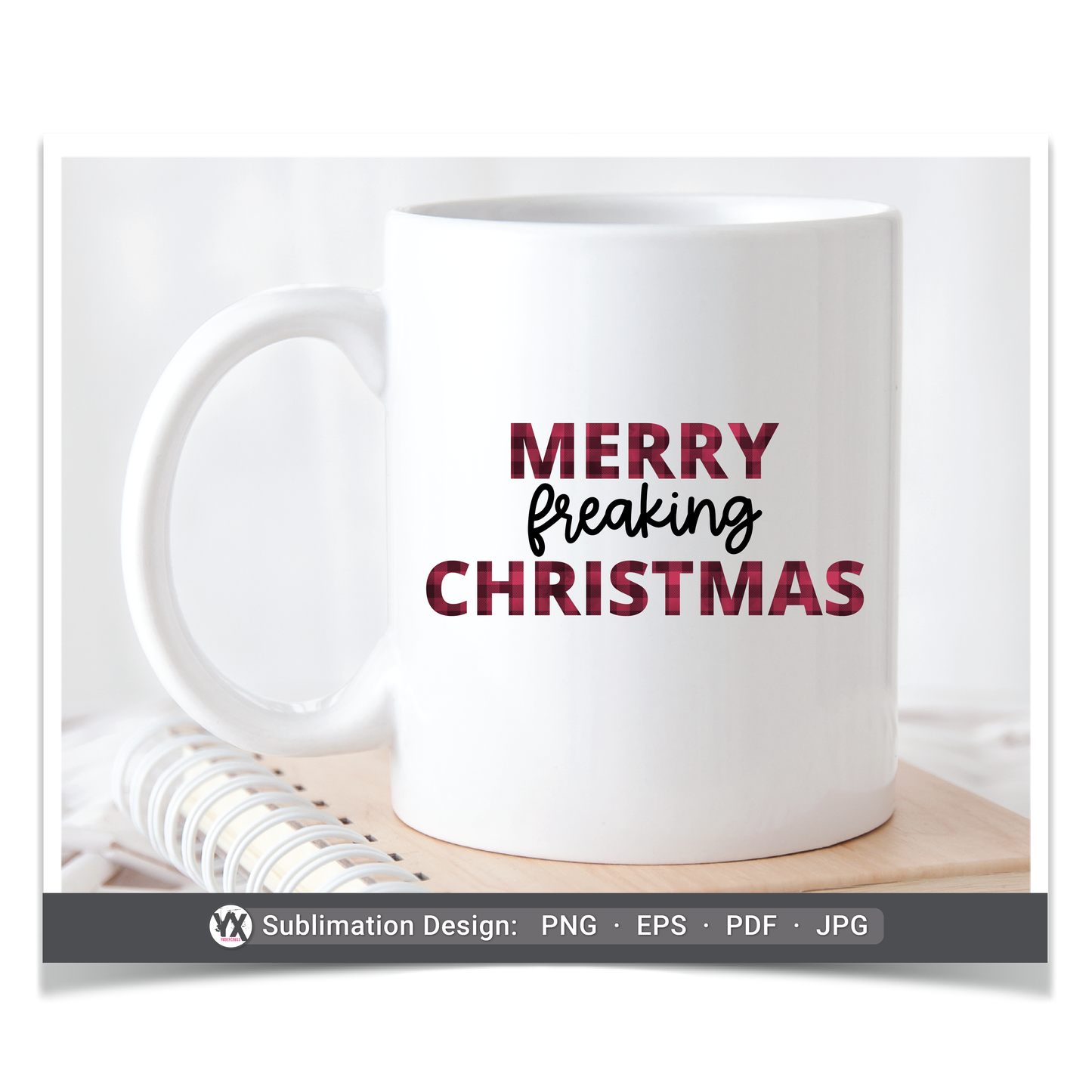 Merry Freaking Christmas (Sublimation)