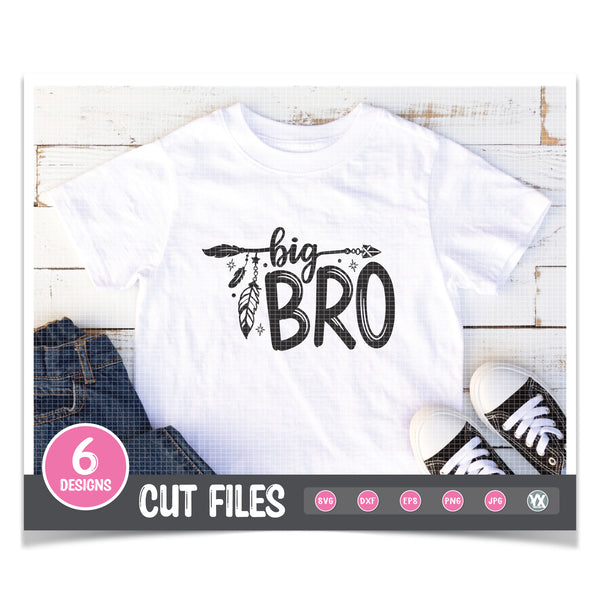 Sibling SVG Set - Feathers