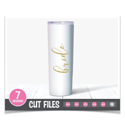 Bridal Party SVG Set