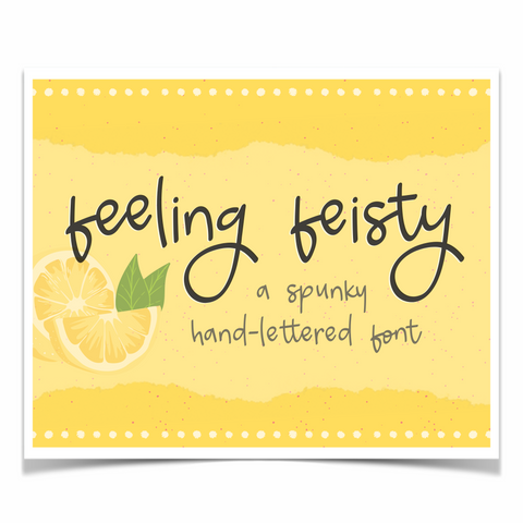 Feeling Feisty Font
