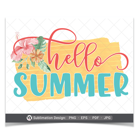 Hello Summer (Sublimation)