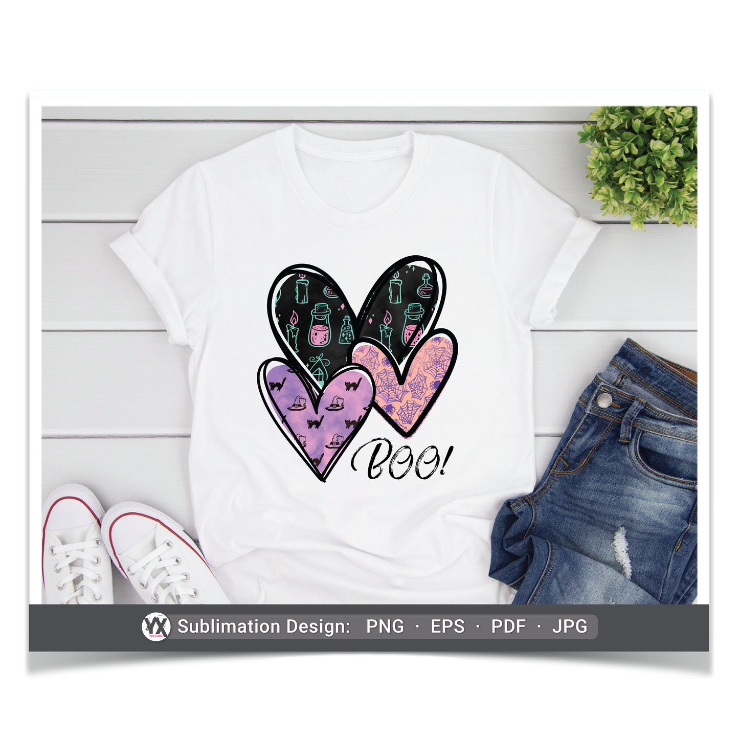 Boo! Halloween (Sublimation)