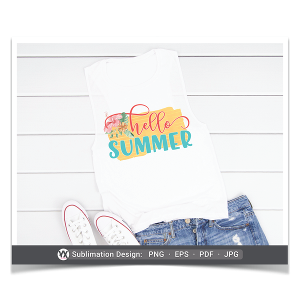 Hello Summer (Sublimation)
