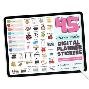After School Extra-Curricular Digital Stickers