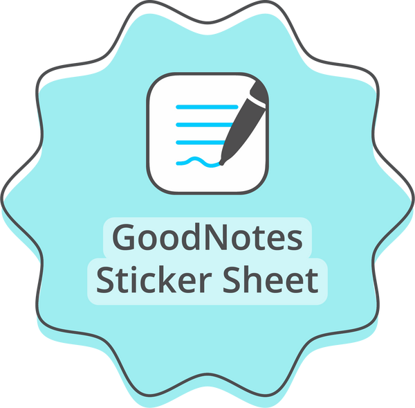 White & Black Digital Planner Stickers