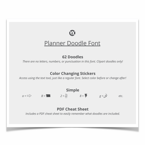 Planner Doodles Font