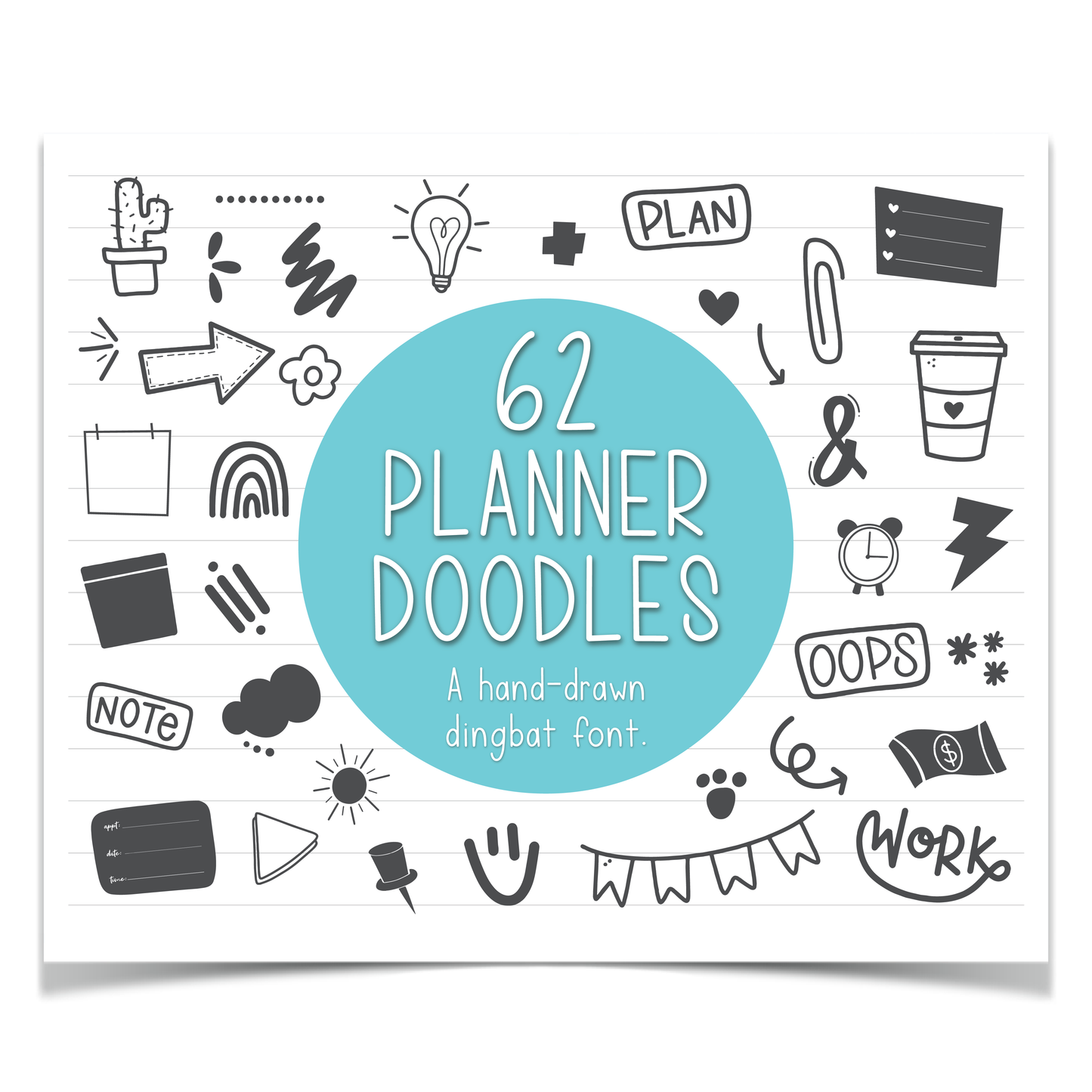 Planner Doodles Font