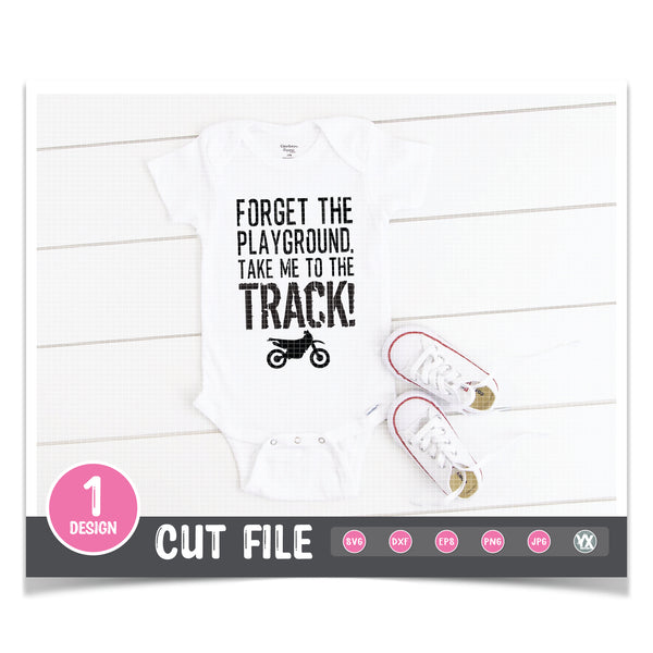 Forget the Playground. Take Me to the Track! SVG