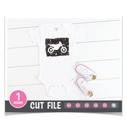 Grunge Dirtbike SVG