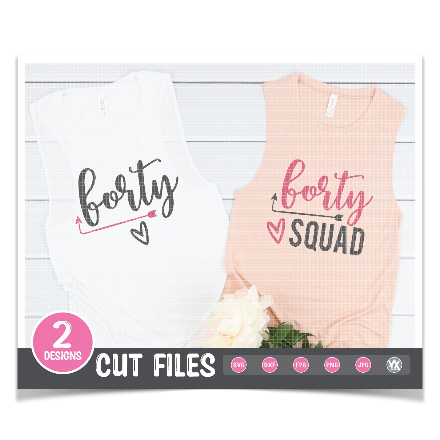 Forty & Forty Squad SVG Set