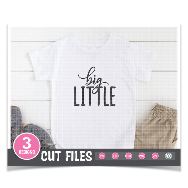Big Middle Little SVG Set