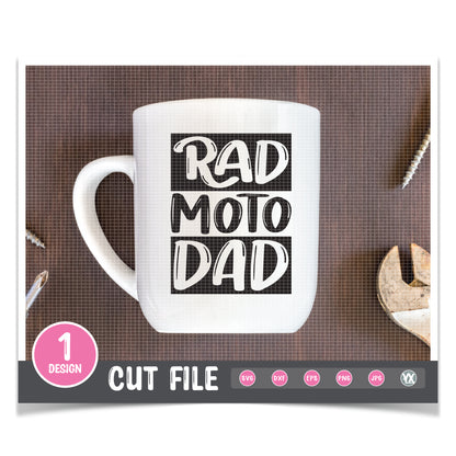 Rad Moto Dad SVG
