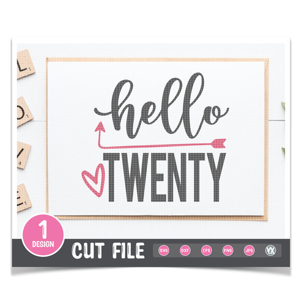 Hello Twenty SVG