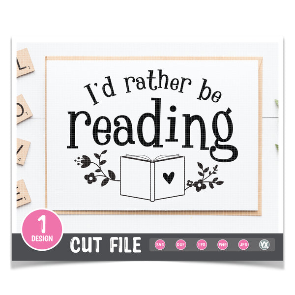 I'd Rather Be Reading SVG