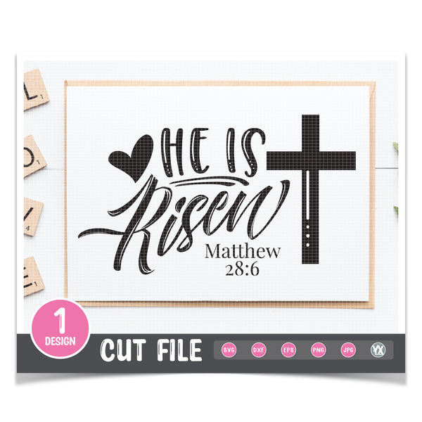He is Risen SVG