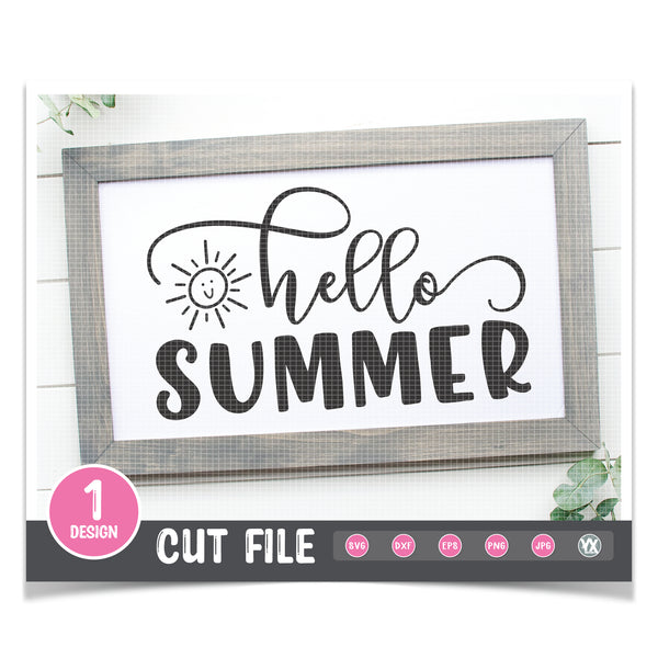 Hello Summer SVG