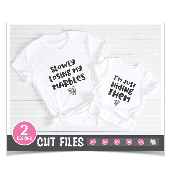 Funny Mom & Me SVG Set