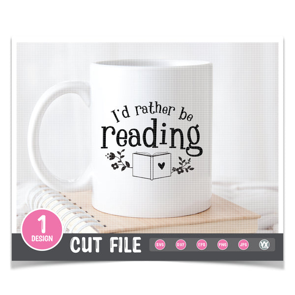I'd Rather Be Reading SVG