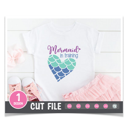 Mermaid in Training SVG