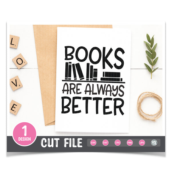 Books Are Always Better SVG