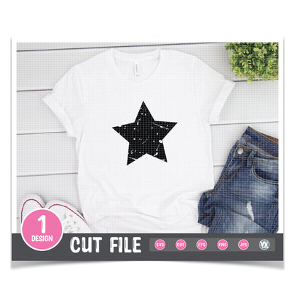 Grunge Star SVG