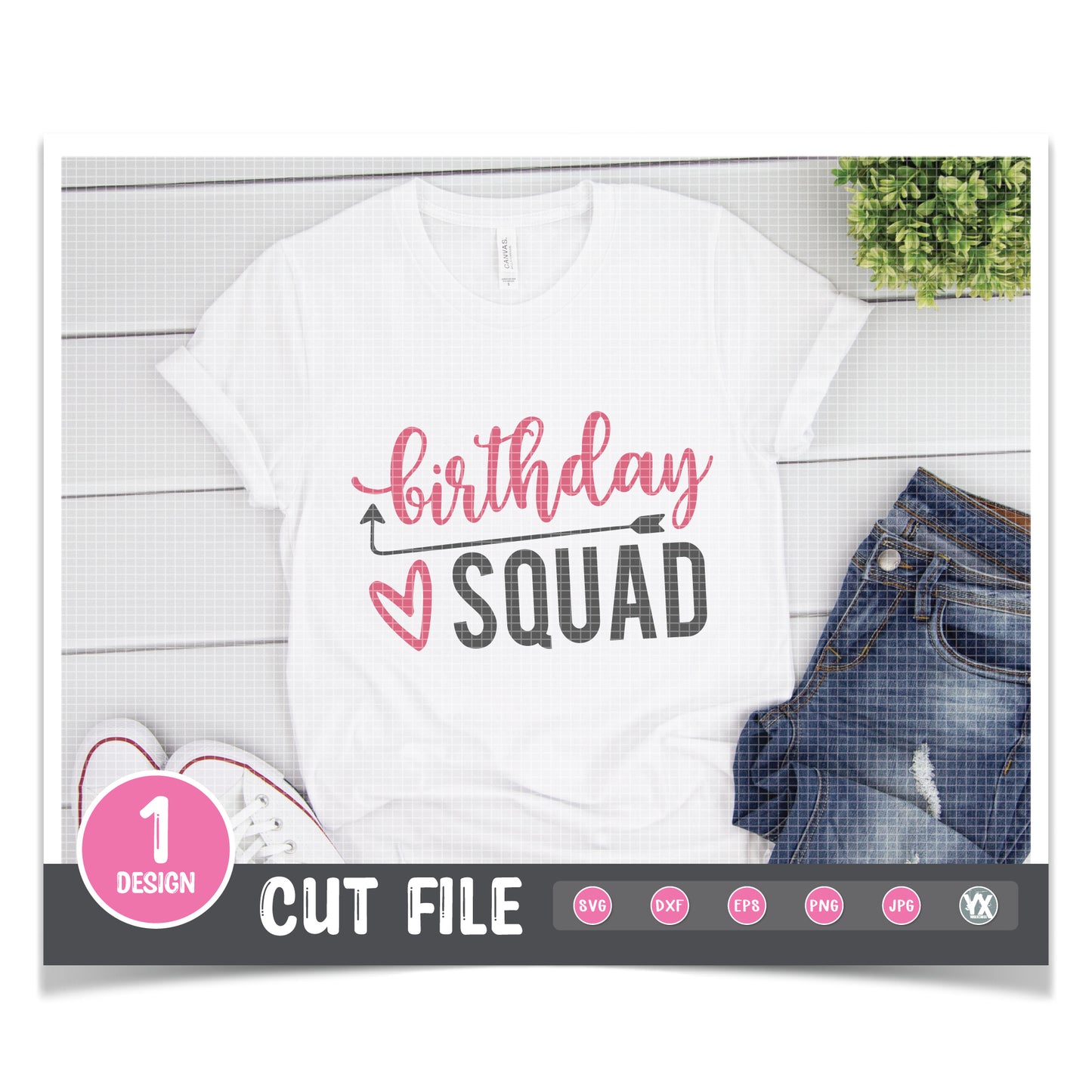 Birthday Squad SVG