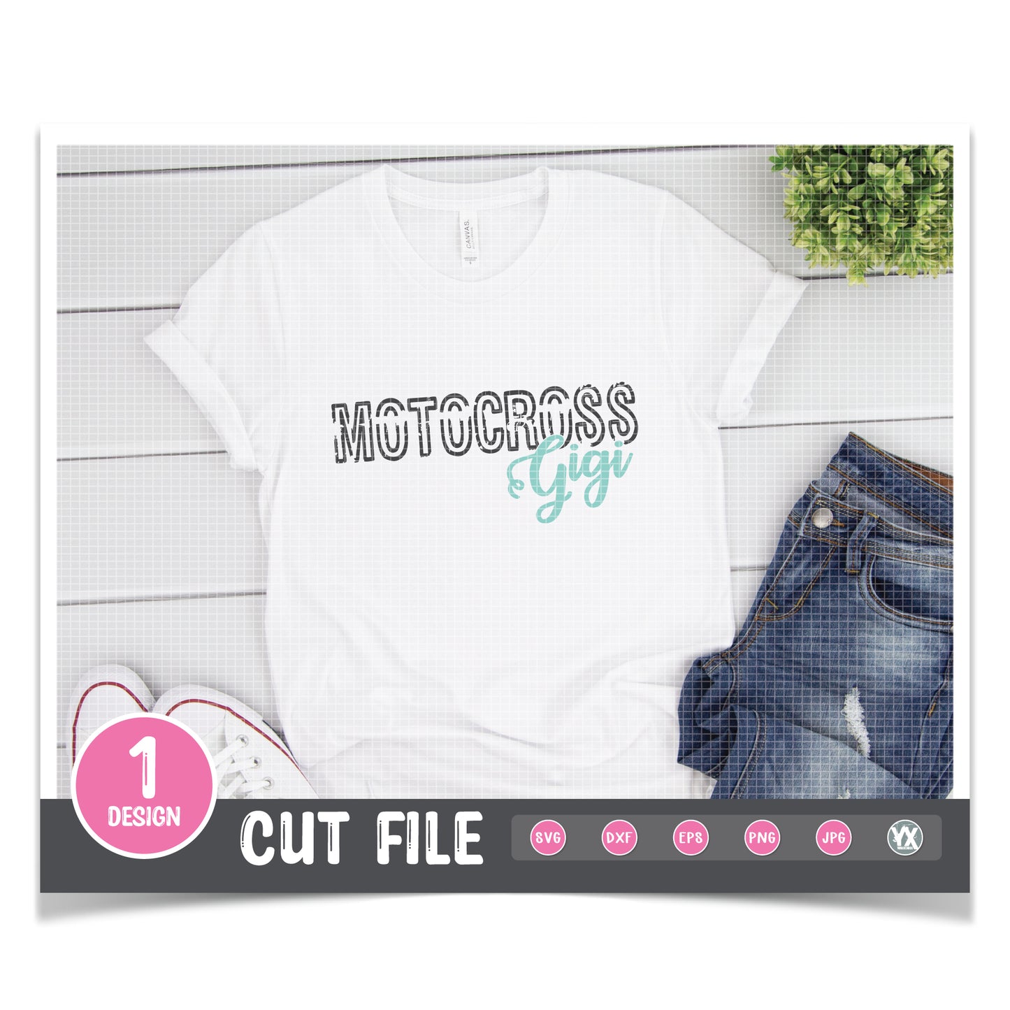 Motocross Gigi SVG