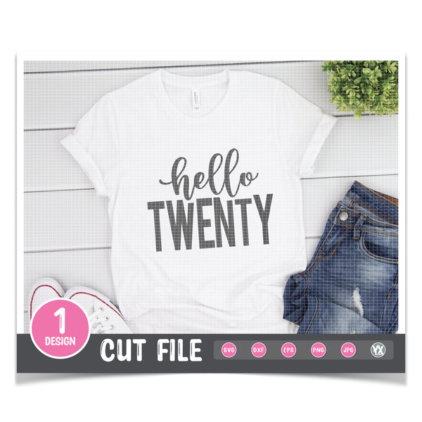Hello Twenty SVG