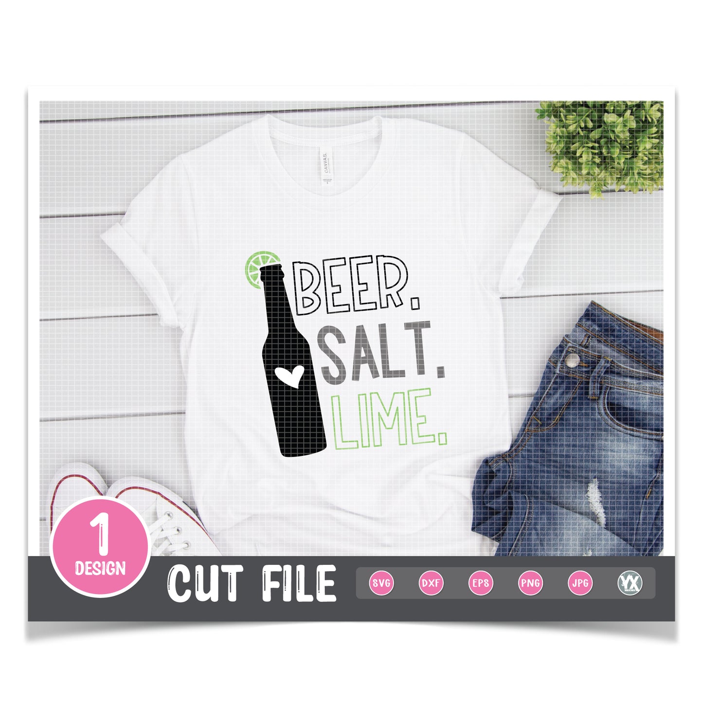 Beer Salt Lime SVG
