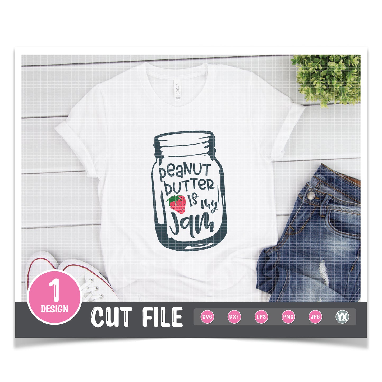 Peanut Butter is My Jam SVG
