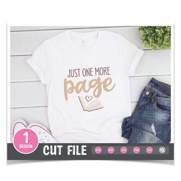 Just One More Page SVG