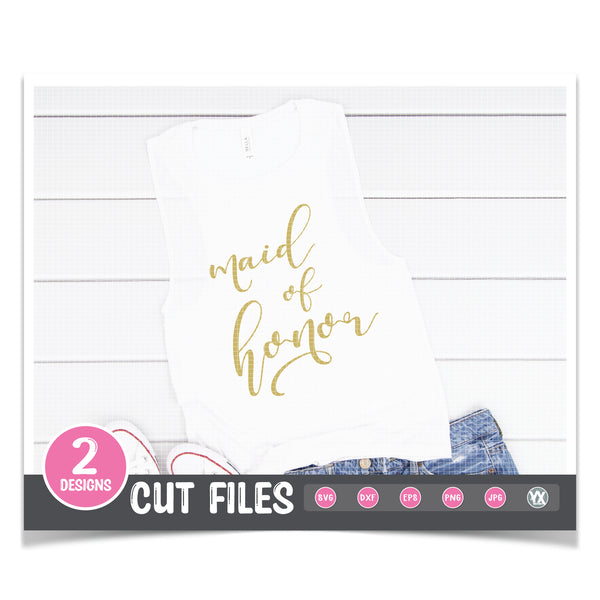 Maid of Honor & Matron of Honor SVG