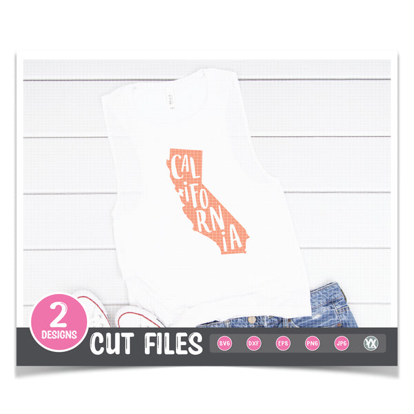 California SVG - Set of 2