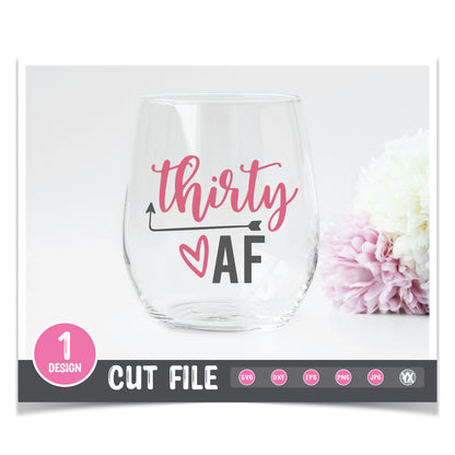 Thirty AF SVG