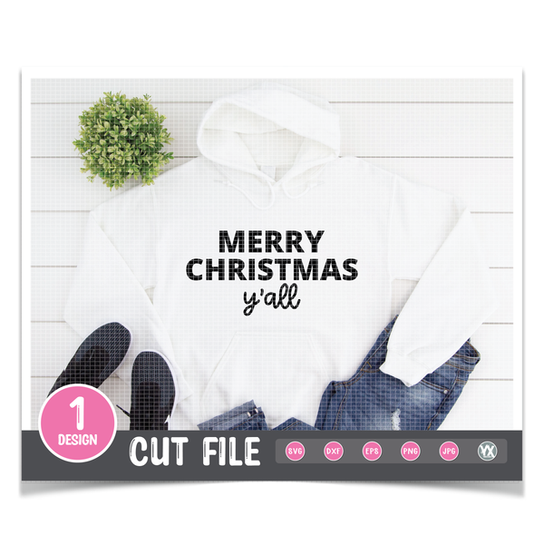 Merry Christmas, Y'all SVG