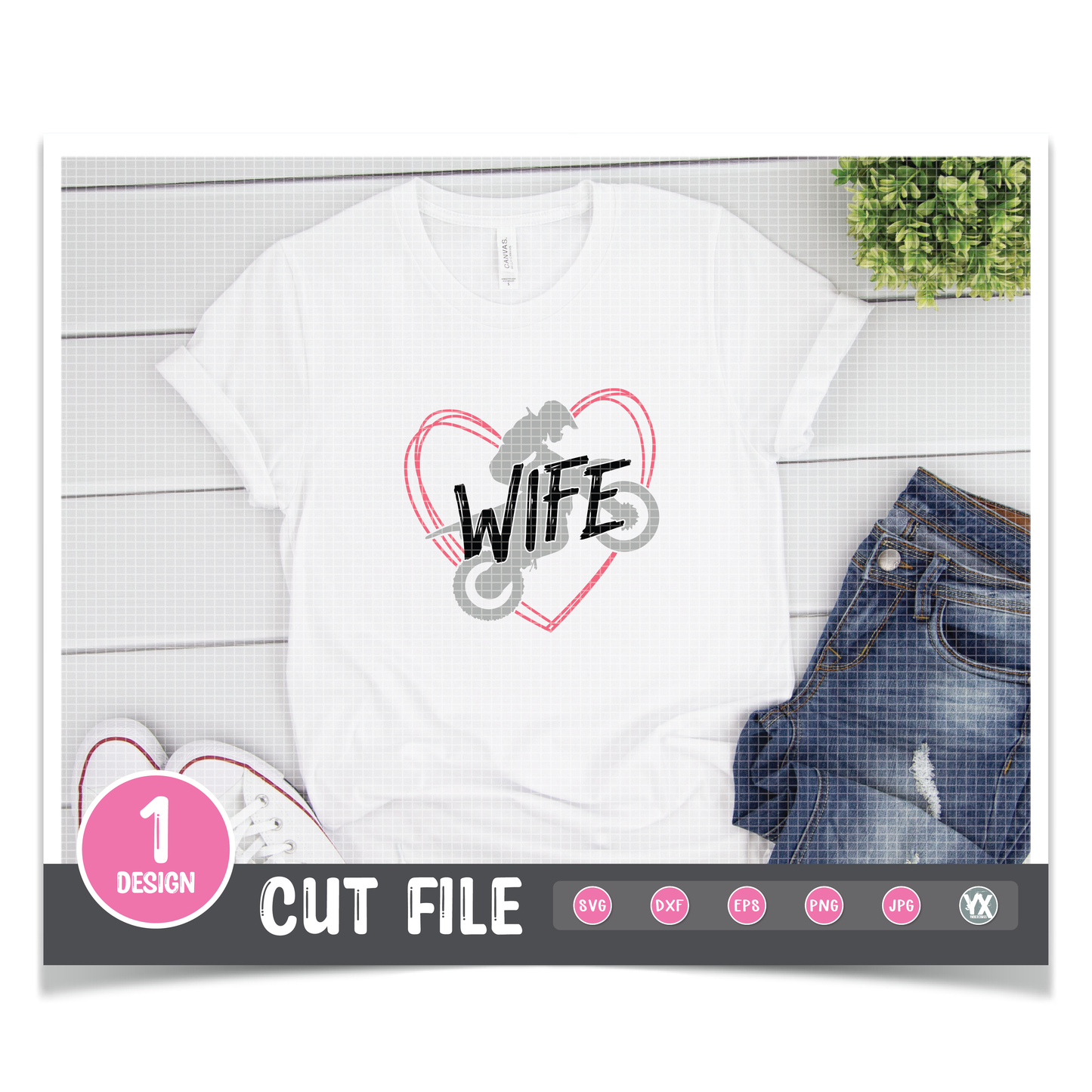 Motocross Wife SVG