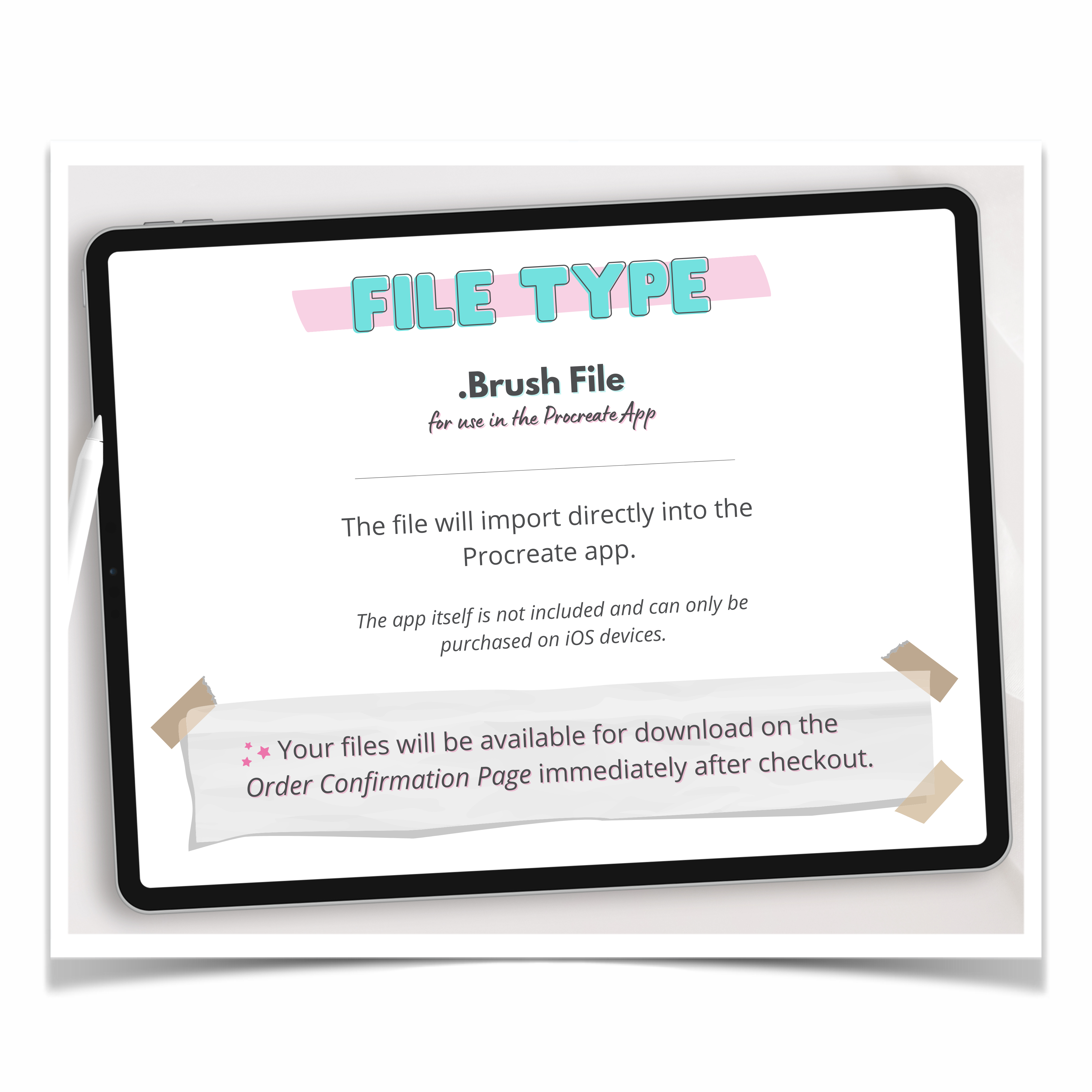 Fine Line Brush for Procreate