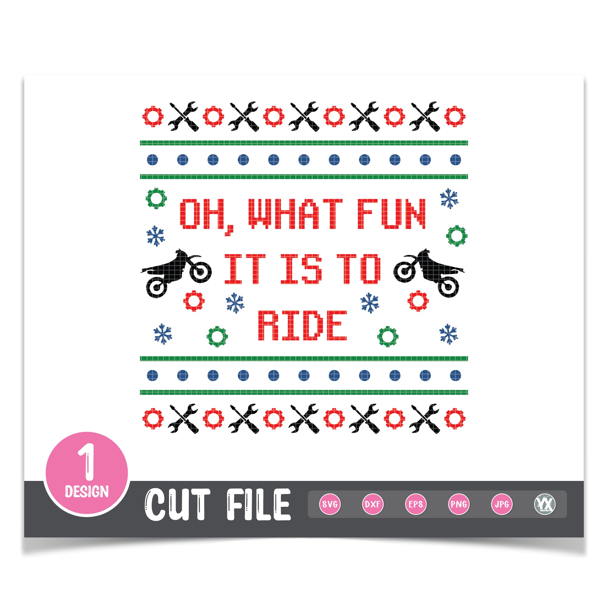 Oh, What Fun It Is To Ride SVG
